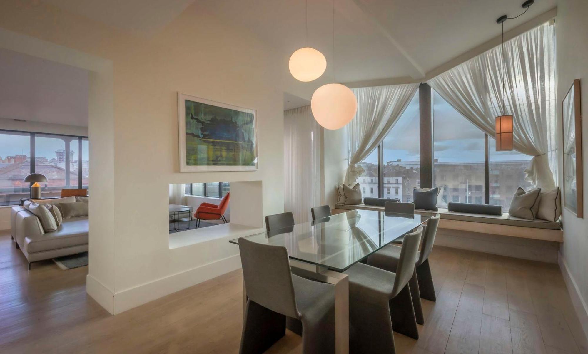The Morrison Dublin, Curio Collection By Hilton Hotel Exterior foto A dining room